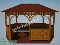 Садовая беседка "Павелецкая"