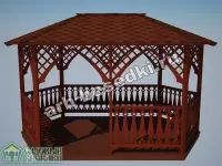 Садовая беседка "Каширская"