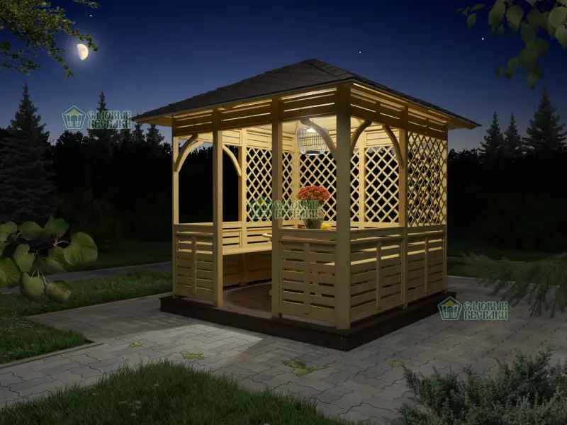 Беседка для дачи фото 8