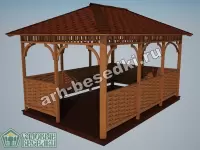 Садовая беседка "Подольск"