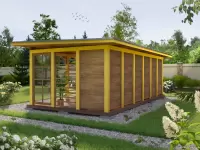Беседка-веранда Октавия 3,7х7,5м №5