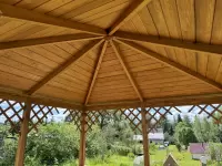 Беседка квадратная 3х3 Кентукки №3