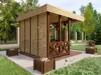 Беседка-веранда Роксана L 3х3м №5