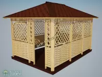 Садовая беседка "Дедовск"