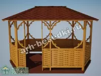 Садовая беседка "Коньково"