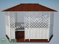 Садовая беседка "Пролетарская"
