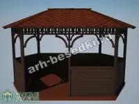 Садовая беседка "Домодедовская"
