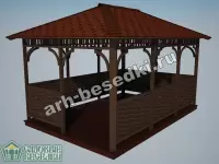 Садовая беседка "Подольск"