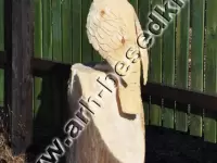 Скульптура деревянная "Сова"