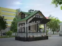 Домик для ярмарки "Декоративный" 2x3м