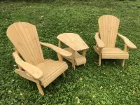 Комплект садовой мебели Адирондак вид сверху