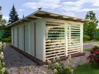 Беседка-веранда Астра 3,5х8м №3