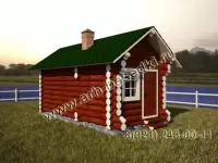 Баня рубленная 3х6