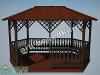 Садовая беседка "Боровицкая"