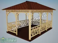 Садовая беседка "Сергиев Посад"