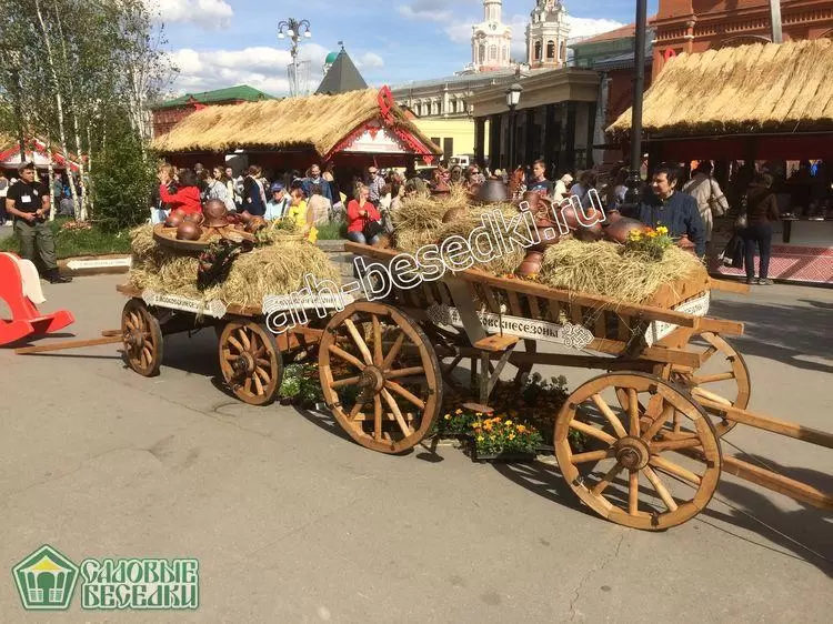 фото телеги для лошади