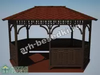 Садовая беседка "Павелецкая"