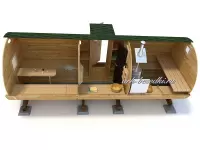 Баня бочка "Шестерочка" Длина 6 м