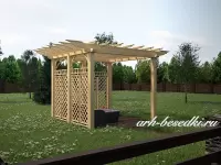 Пергола деревянная 3х3