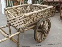 Арба деревянная декоративная (арба плетеная)