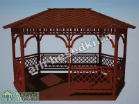 Садовая беседка "Римская"