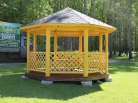 Беседка 8-гранная \"Парковая\" по акции все включено
