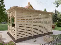 Беседка "Маранта L" 3х4,5 открытого типа по акции «Все включено» №5