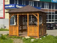 Квадратная беседка Аура размер 3Х3 №11