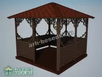 Садовая беседка "Рамбутан"