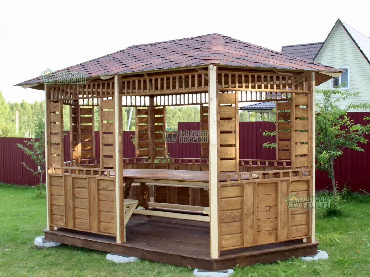 Беседка для дачи \"Зодчий-3\"