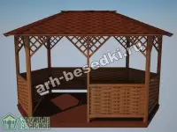 Садовая беседка "Бабушкинская"