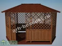 Садовая беседка "Пролетарская"