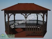 Садовая беседка "Теплый стан"