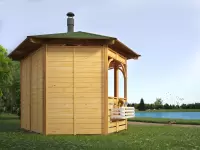 Беседка с местом под гриль "Золотая осень"