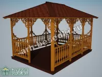 Садовая беседка "Рязань"