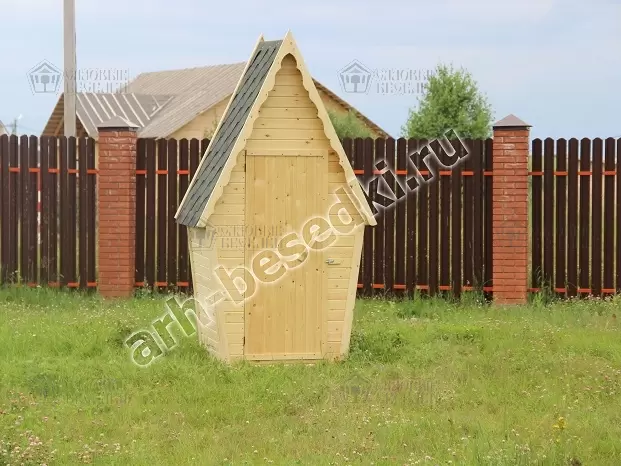 Туалет садовый деревянный (кабинка туалетная)