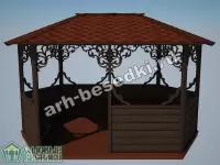 Садовая беседка "Выставочная"