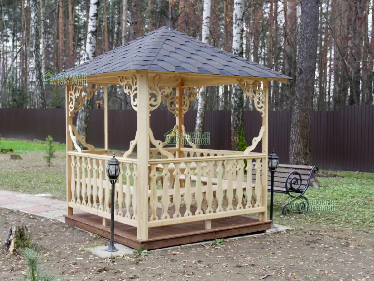Беседка садовая ажурная \"Архангельская\"