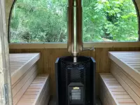 Квадро бочка \"Шестерочка\" с панорамным окном