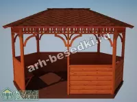 Садовая беседка "Кропоткинская"