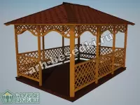 Садовая беседка "Дубна"