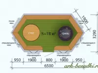 Гриль павильон Premium «Kotaland-3» 18 м2.