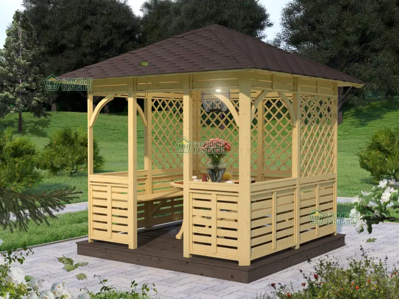 Беседка для дачи фото 2