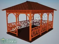 Садовая беседка "Троицк"