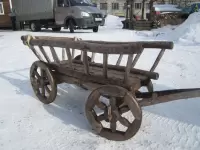 Декоративная телега малая