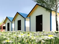 Деревянный ярмарочный домик 2x3м