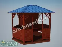 Садовая беседка "Монтера"