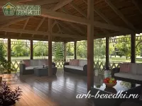 Веранда "Летняя" 6х9м