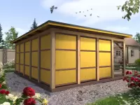 Беседка-веранда Сакура 5,5х7м №4