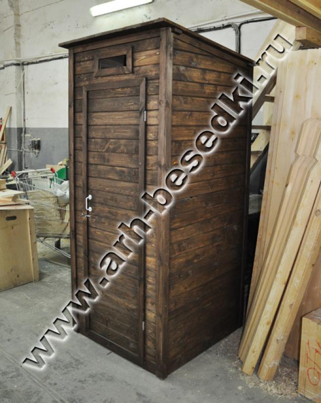 Туалет для дачи деревянный